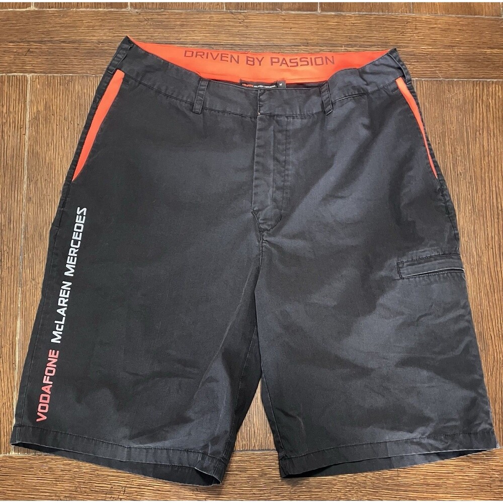 vodafone mclaren mercedes Men’s M Black Racing Shorts